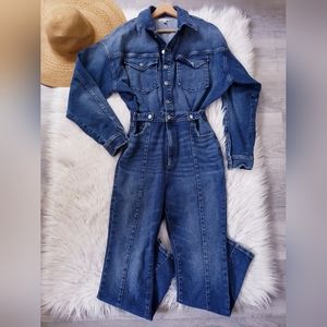 Good American Denim Jumpsuit